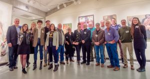 pictured from left to right: Chris Sheridan (Seattle, WA), Carrie Williams (Seattle, WA), Valerie Hollstein (Salt Lake City, OR) Maya Sokolow (Santa Monica, CA), Pat McCullum (Saltspring Island, BC), Nanette Wallace (Portland, OR), Joe Lastomirsky (Portland, OR), Jane Herrold (Astoria, OR), Drea Frost (Cannon Beach, OR), 2020 Juror Henk Pander (Portland, OR), Sebastian Hyde (Oakland, CA), Tom Jensen (Everett, WA), Ken Klos (Portland, OR), Robert Paulmenn (Astoria, OR), Paul Rutz (Portland, OR), Patrick Deshaye (Hillsboro, OR), Au Naturel Founding Director Kristin Shauck (Astoria, OR).